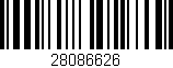 Código de barras (EAN, GTIN, SKU, ISBN): '28086626'