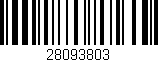 Código de barras (EAN, GTIN, SKU, ISBN): '28093803'