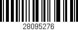 Código de barras (EAN, GTIN, SKU, ISBN): '28095276'
