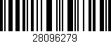 Código de barras (EAN, GTIN, SKU, ISBN): '28096279'