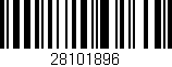 Código de barras (EAN, GTIN, SKU, ISBN): '28101896'