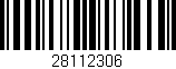Código de barras (EAN, GTIN, SKU, ISBN): '28112306'