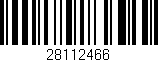 Código de barras (EAN, GTIN, SKU, ISBN): '28112466'