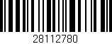 Código de barras (EAN, GTIN, SKU, ISBN): '28112780'