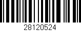 Código de barras (EAN, GTIN, SKU, ISBN): '28120524'