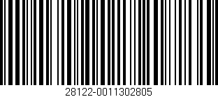 Código de barras (EAN, GTIN, SKU, ISBN): '28122-0011302805'
