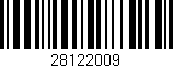 Código de barras (EAN, GTIN, SKU, ISBN): '28122009'