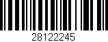 Código de barras (EAN, GTIN, SKU, ISBN): '28122245'