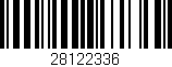 Código de barras (EAN, GTIN, SKU, ISBN): '28122336'