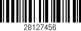 Código de barras (EAN, GTIN, SKU, ISBN): '28127456'