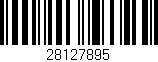 Código de barras (EAN, GTIN, SKU, ISBN): '28127895'