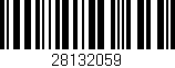 Código de barras (EAN, GTIN, SKU, ISBN): '28132059'