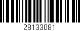 Código de barras (EAN, GTIN, SKU, ISBN): '28133081'