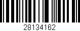 Código de barras (EAN, GTIN, SKU, ISBN): '28134162'