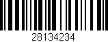 Código de barras (EAN, GTIN, SKU, ISBN): '28134234'