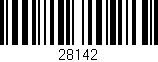 Código de barras (EAN, GTIN, SKU, ISBN): '28142'