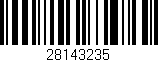 Código de barras (EAN, GTIN, SKU, ISBN): '28143235'