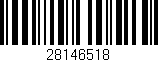Código de barras (EAN, GTIN, SKU, ISBN): '28146518'