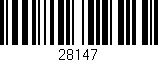 Código de barras (EAN, GTIN, SKU, ISBN): '28147'