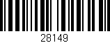 Código de barras (EAN, GTIN, SKU, ISBN): '28149'