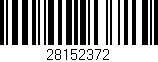 Código de barras (EAN, GTIN, SKU, ISBN): '28152372'
