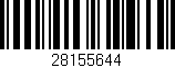 Código de barras (EAN, GTIN, SKU, ISBN): '28155644'