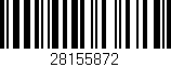 Código de barras (EAN, GTIN, SKU, ISBN): '28155872'