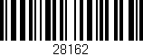 Código de barras (EAN, GTIN, SKU, ISBN): '28162'