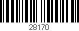 Código de barras (EAN, GTIN, SKU, ISBN): '28170'