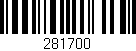 Código de barras (EAN, GTIN, SKU, ISBN): '281700'