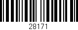 Código de barras (EAN, GTIN, SKU, ISBN): '28171'