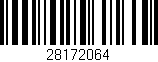 Código de barras (EAN, GTIN, SKU, ISBN): '28172064'