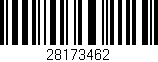 Código de barras (EAN, GTIN, SKU, ISBN): '28173462'