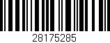 Código de barras (EAN, GTIN, SKU, ISBN): '28175285'
