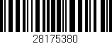 Código de barras (EAN, GTIN, SKU, ISBN): '28175380'