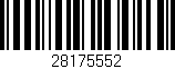 Código de barras (EAN, GTIN, SKU, ISBN): '28175552'