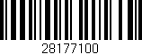 Código de barras (EAN, GTIN, SKU, ISBN): '28177100'