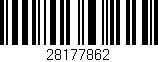 Código de barras (EAN, GTIN, SKU, ISBN): '28177862'