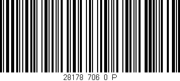 Código de barras (EAN, GTIN, SKU, ISBN): '28178_706_0_P'