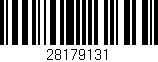 Código de barras (EAN, GTIN, SKU, ISBN): '28179131'