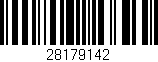 Código de barras (EAN, GTIN, SKU, ISBN): '28179142'