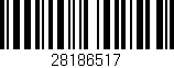 Código de barras (EAN, GTIN, SKU, ISBN): '28186517'