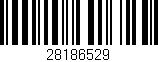 Código de barras (EAN, GTIN, SKU, ISBN): '28186529'