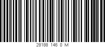 Código de barras (EAN, GTIN, SKU, ISBN): '28188_146_0_M'