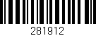 Código de barras (EAN, GTIN, SKU, ISBN): '281912'