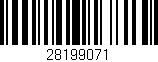 Código de barras (EAN, GTIN, SKU, ISBN): '28199071'