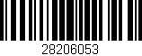 Código de barras (EAN, GTIN, SKU, ISBN): '28206053'