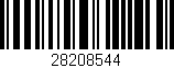 Código de barras (EAN, GTIN, SKU, ISBN): '28208544'