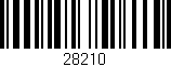Código de barras (EAN, GTIN, SKU, ISBN): '28210'