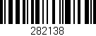 Código de barras (EAN, GTIN, SKU, ISBN): '282138'